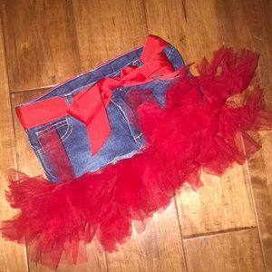 Denim Tutu Skirt